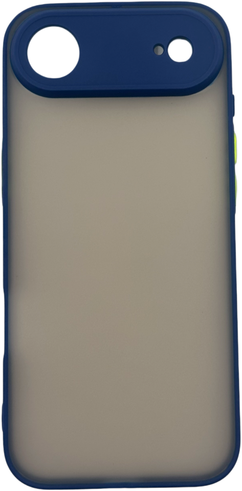 CASE AND PRO iPhone Air műanyag tok, kék-zöld (MATT-IPH17A-BLG)
