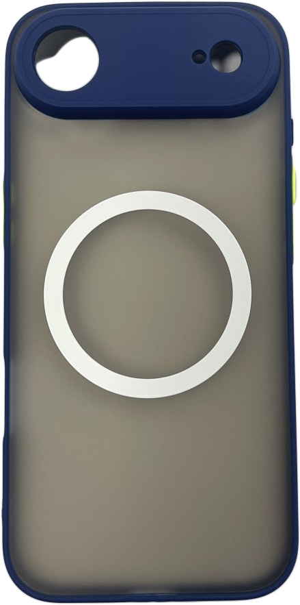 CASE AND PRO iPhone Air mágneses műanyag tok, kék-zöld (MATTMIPH17A-BLG)