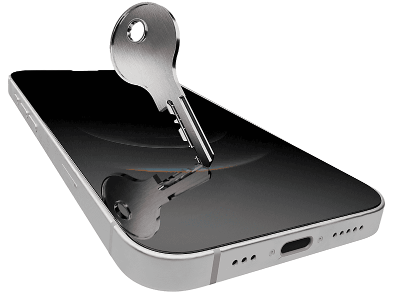 Puro Tempered Glass Privacy, Schutzglas, für Apple iPhone 16e/iPhone 17e — Foto 3 von 4