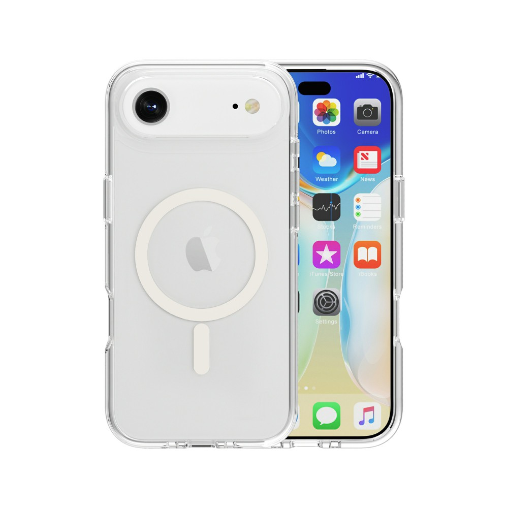 CASE AND PRO iPhone Air TPU+PC mágneses szilikon tok, átlátszó (MAG-IPH17A-TP)