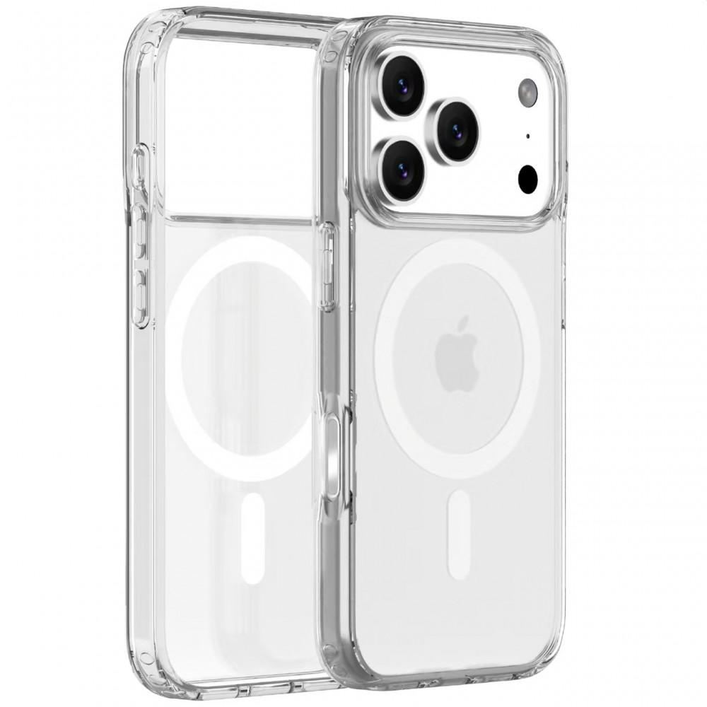 CASE AND PRO iPhone 17 Pro Max mágneses szilikon tok, átlátszó (MAG-IPH17PM-TP)