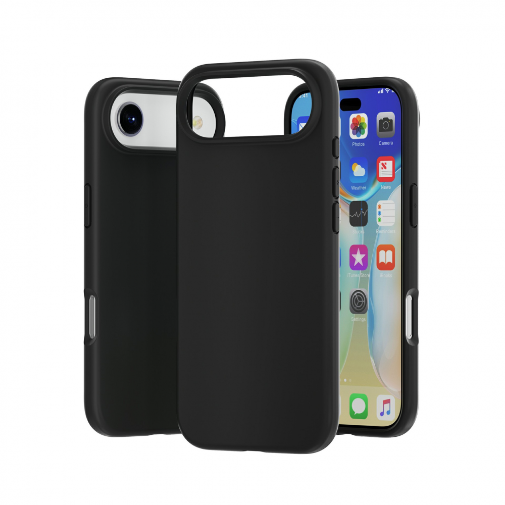 CASE AND PRO iPhone Air mágneses szilikon tok, fekete (MAG-IPH17A-BK)