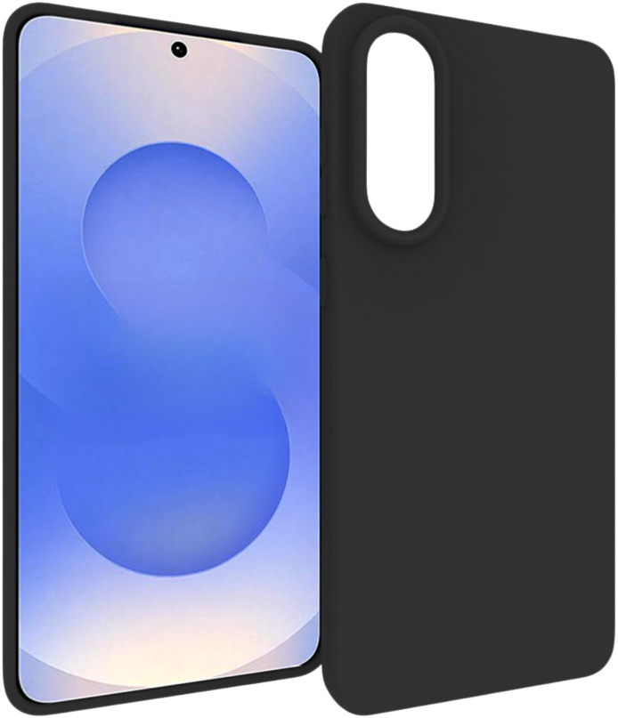 CASE AND PRO Samsung Galaxy S25 Edge premium szilikon tok, fekete (PREM-SAM-S25E-BK)