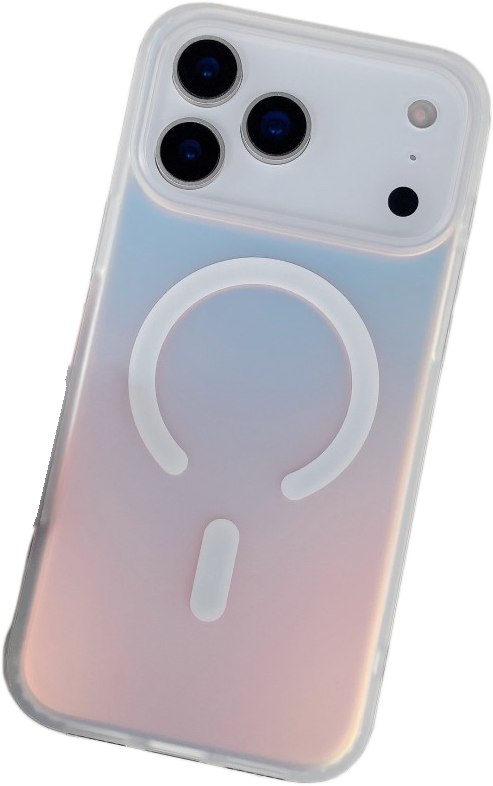 CASE AND PRO iPhone 17 Pro Max mágneses lézernyomott tok, átlátszó (MAGL-IPH17PM-TP)