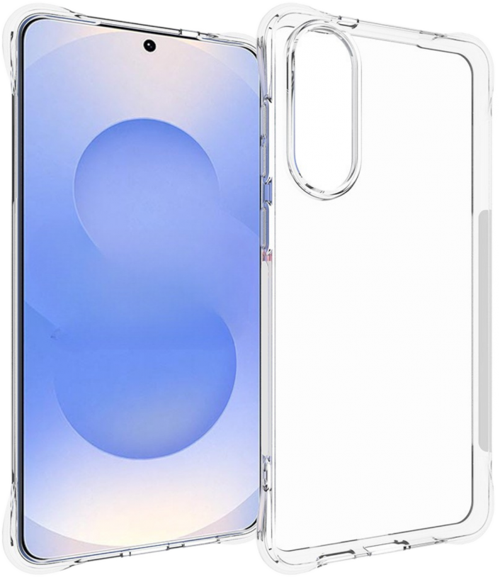 CASE AND PRO Samsung Galaxy S25 Edge szilikon tok, átlátszó (TPU-SAM-S25E-TP)