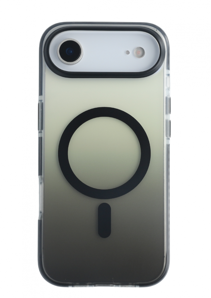 CASE AND PRO iPhone Air mágneses tok, fekete-átlátszó (MAG-IPH17A-BKTP)