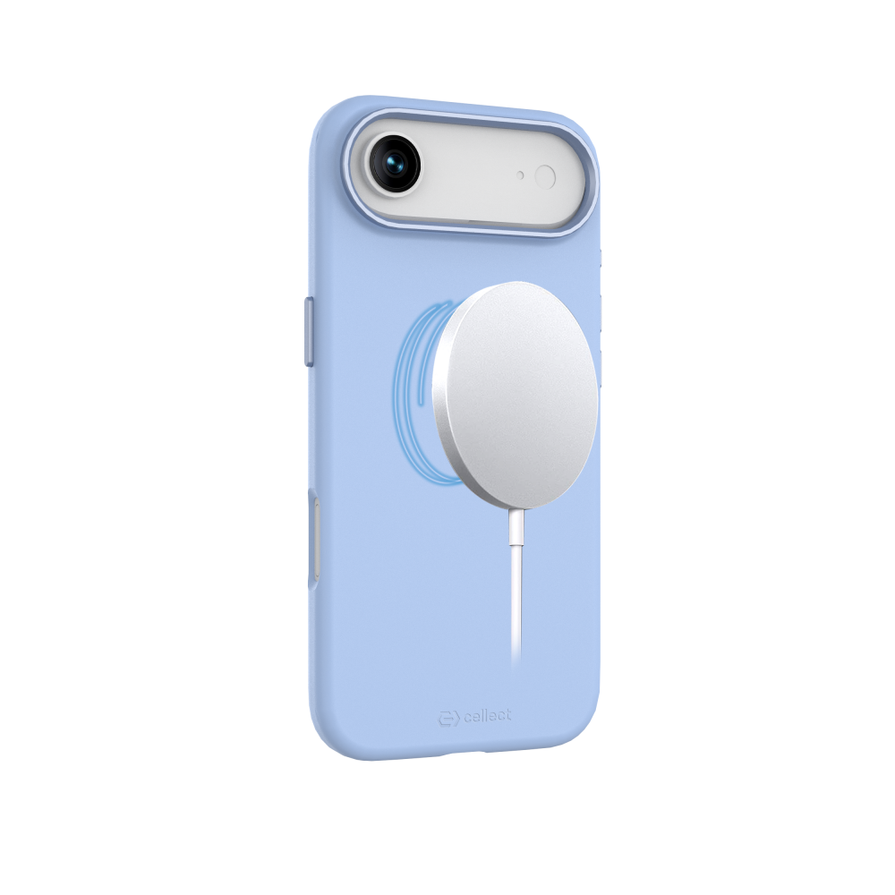 CASE AND PRO iPhone Air mágneses puha szilikon tok, világos kék (MAGS-IPH17A-BL)