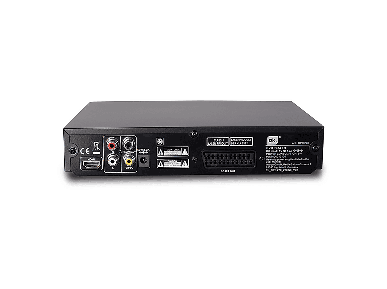 Thumbnail - OK. OPD 270-2 DVD Player Schwarz