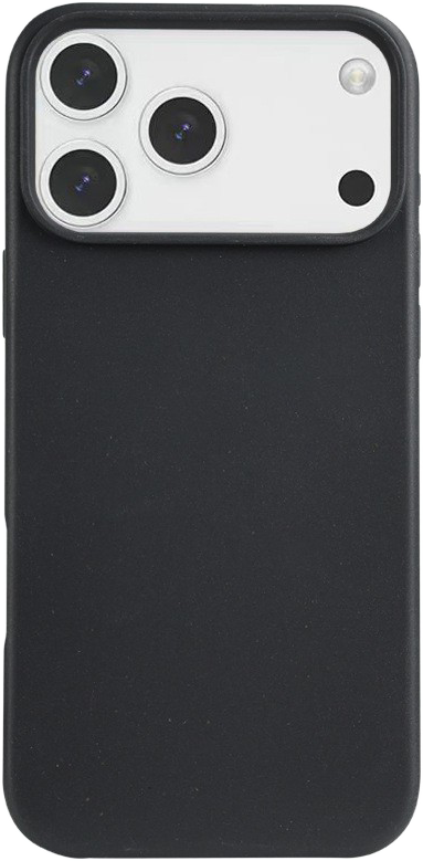 CASE AND PRO GoGreen iPhone 17 Pro újrahasznosított szilikon tok, fekete (GREEN-IPH17PR-BK)