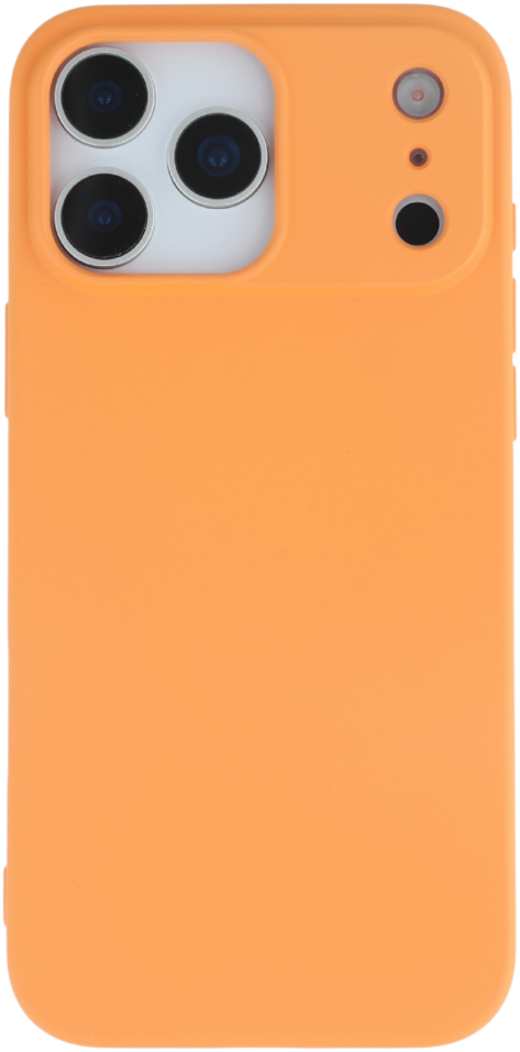 CASE AND PRO iPhone 17 Pro Max premium szilikon tok, narancs (PREM-IPH17PM-O)