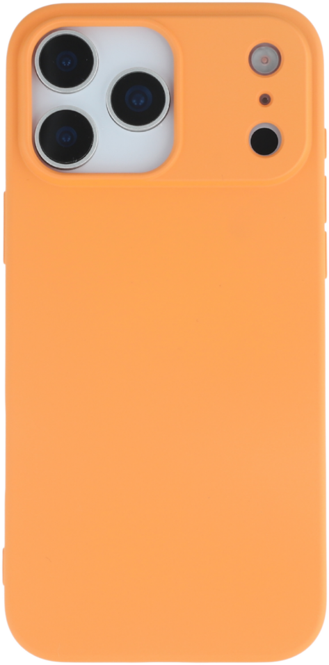 CASE AND PRO iPhone 17 Pro premium szilikon tok, narancs (PREM-IPH17PR-O)