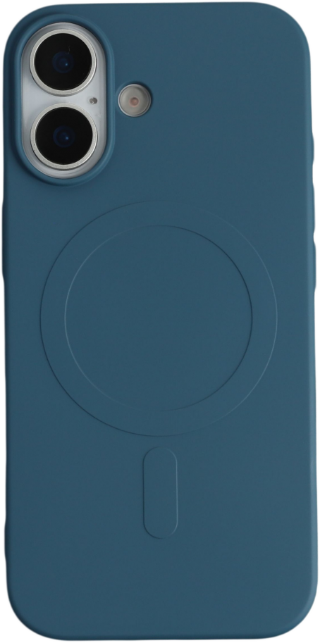 CASE AND PRO iPhone 17 mágneses szilikon tok, kék (MAG-IPH17-BL)