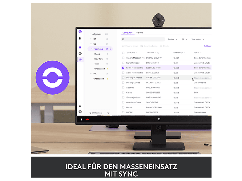 Thumbnail - LOGITECH - B2B Brio 305 Business, Graphite