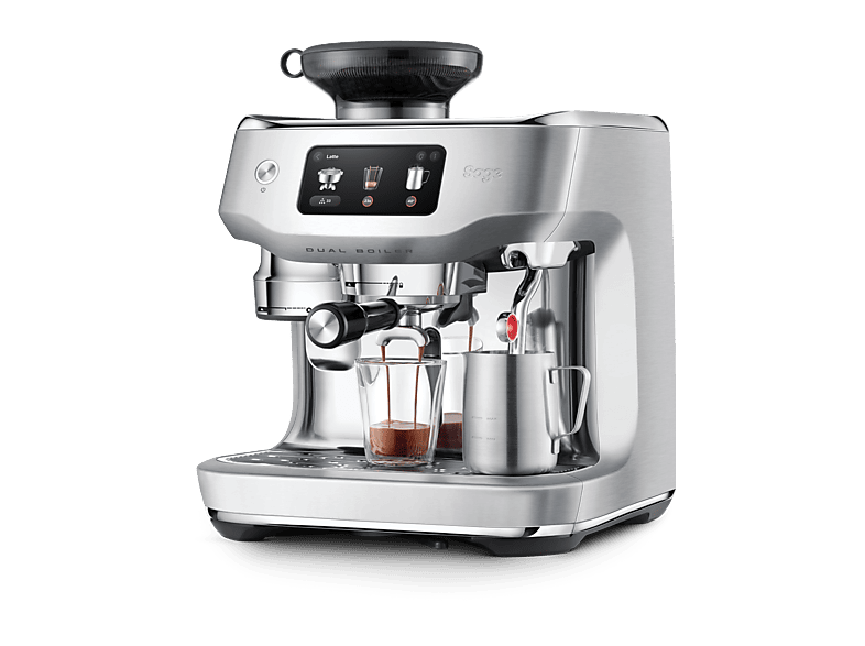 Sage SES995BSS4EEU1 Oracle Dual Boiler Kaffeevollautomat (Brushed Stainless Steel, Kegelmahlwerk, 2300 Watt, 12 bar) — Foto 2 von 5