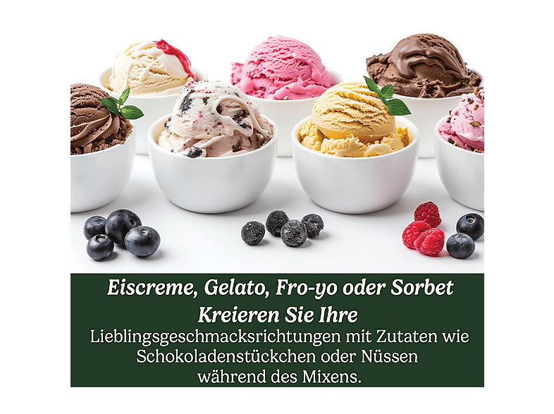 Thumbnail - CUISINART Solo Scoops Eismaschine 475 ml (8 Watt, Weiß)