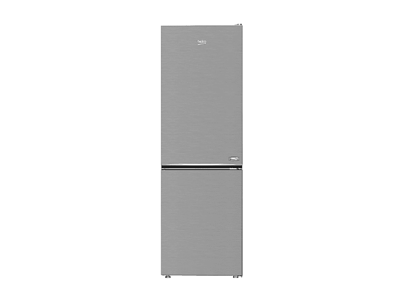 FRIGORIFERO COMBINATO BEKO B5XRCNA366HXB, Capacità netta totale 316 l, Rumorosità: 35 dB(A), 4 ripiani, Dimensioni: L 59,5 cm A 186,5 P 63,3 cm, Metal Look, Classe C