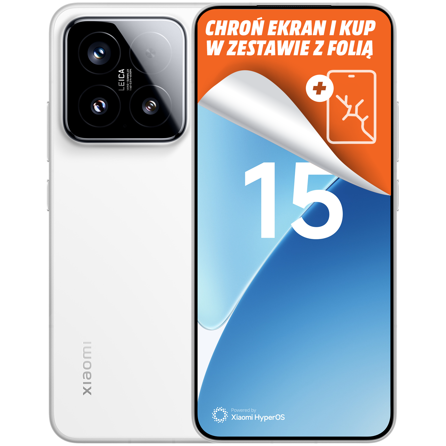 Smartfon XIAOMI 15 5G 12 GB/ 256 GB Biały | MediaMarkt