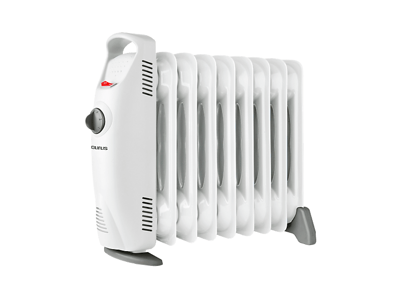 REACONDICIONADO Seminuevo Muy bueno Radiador de aceite - Taurus MASAI 1000, 1000 W, 3 intensidades calor, 9 elementos, Blanco
