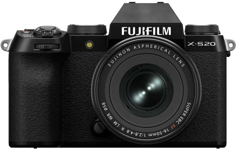 FUJIFILM X-S20/XF16-50MM EU2 tükör nélküli digitális fényképezőgép szett, fekete