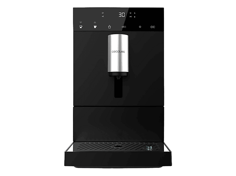Cafetera superautomática - Cecotec Cremmaet Compact, 19 bar, 1350 W, 1.1l, 150gr, Negro