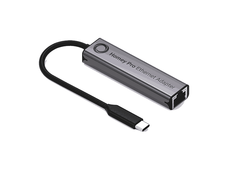 Adaptador Ehternet - Homey Pro Ethernet Adapter, Compatible con Pro, Negro