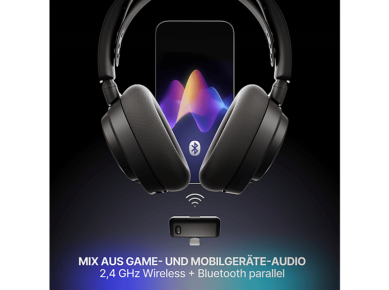 Thumbnail - STEELSERIES Artics Nova 7 Gen 2, Over-ear Gaming-Headset Bluetooth Schwarz
