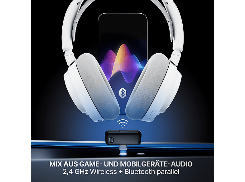 Thumbnail - STEELSERIES Artics Nova 7 Gen 2, Over-ear Gaming-Headset Bluetooth Weiß