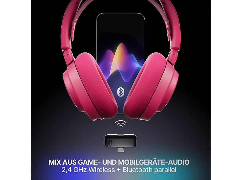 Thumbnail - STEELSERIES Artics Nova 7 Gen 2, Over-ear Gaming-Headset Bluetooth Magenta