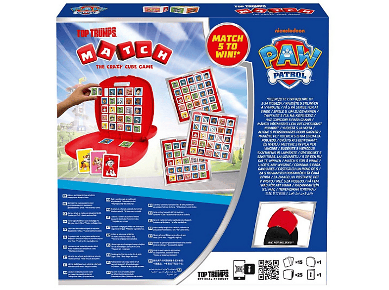 Gra rodzinna WINNING MOVES Match Psi Patrol v2.0 Wielokolorowy – zdjęcie 3