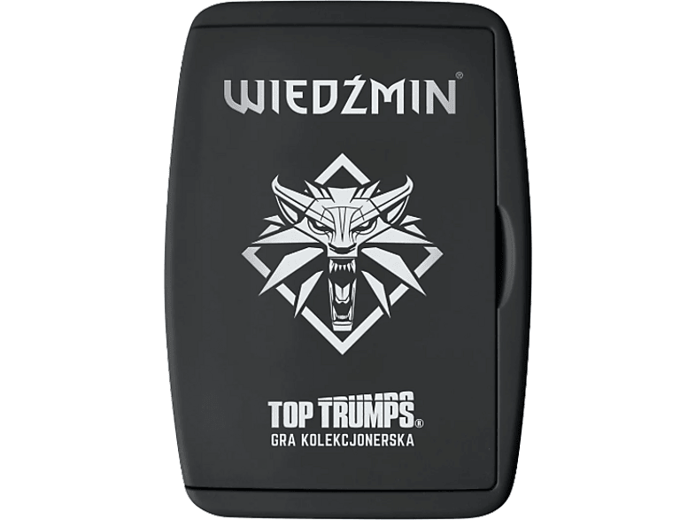 Gra karciana WINNING MOVES TOP TRUMPS The Witcher Premium Plastic Case Wielokolorowy