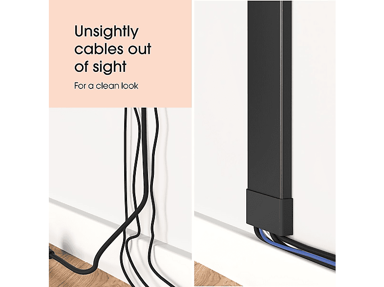 Listwa maskująca kabla VOGELS TVA 7000 Czarny – zdjęcie 3