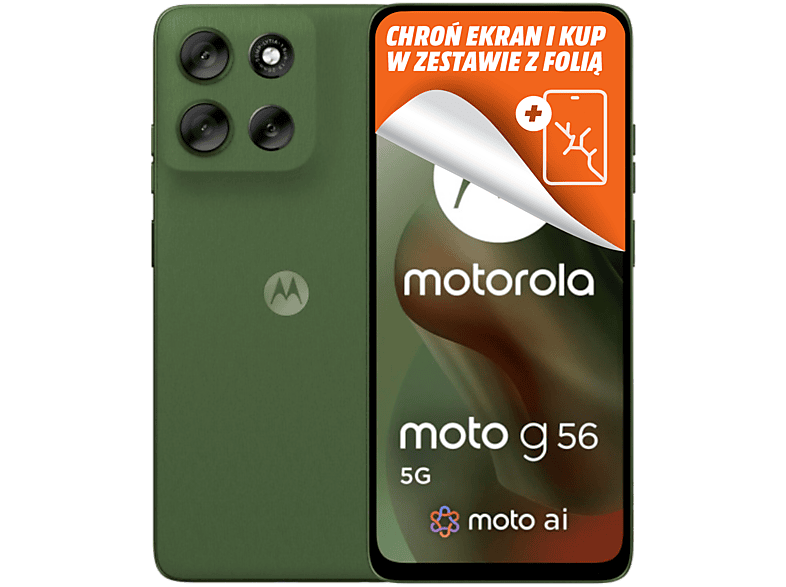 Smartfon MOTOROLA Moto G56 5G 8/256GB 6.72" 120Hz Oliwkowy PB7Y0033PL