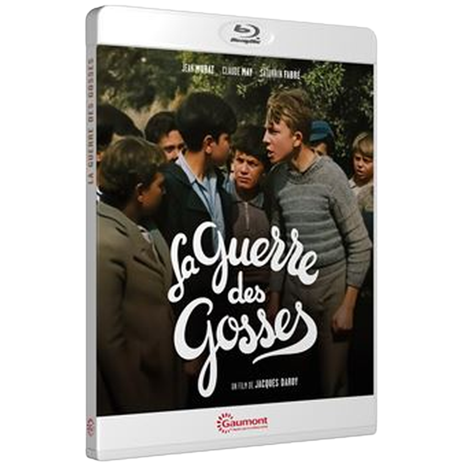 Blu-ray hoes van "La Guerre des Gosses". De cover toont een groep jongens, met de titel van de film in witte letters. Gaumont logo.