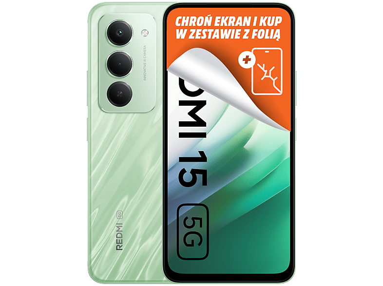 Xiaomi Redmi 15 5G 4/128GB 6,9" 144Hz 50Mpix Zielony