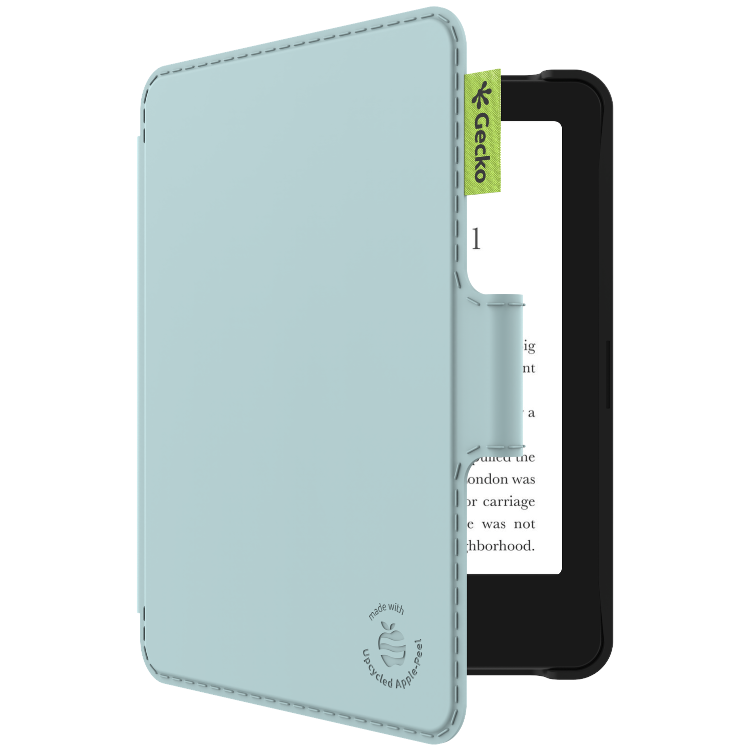 Gecko Cover Kobo Clara Colour & Bw / Tolino Shine Color Apple Peel Leather Dawn Blauw