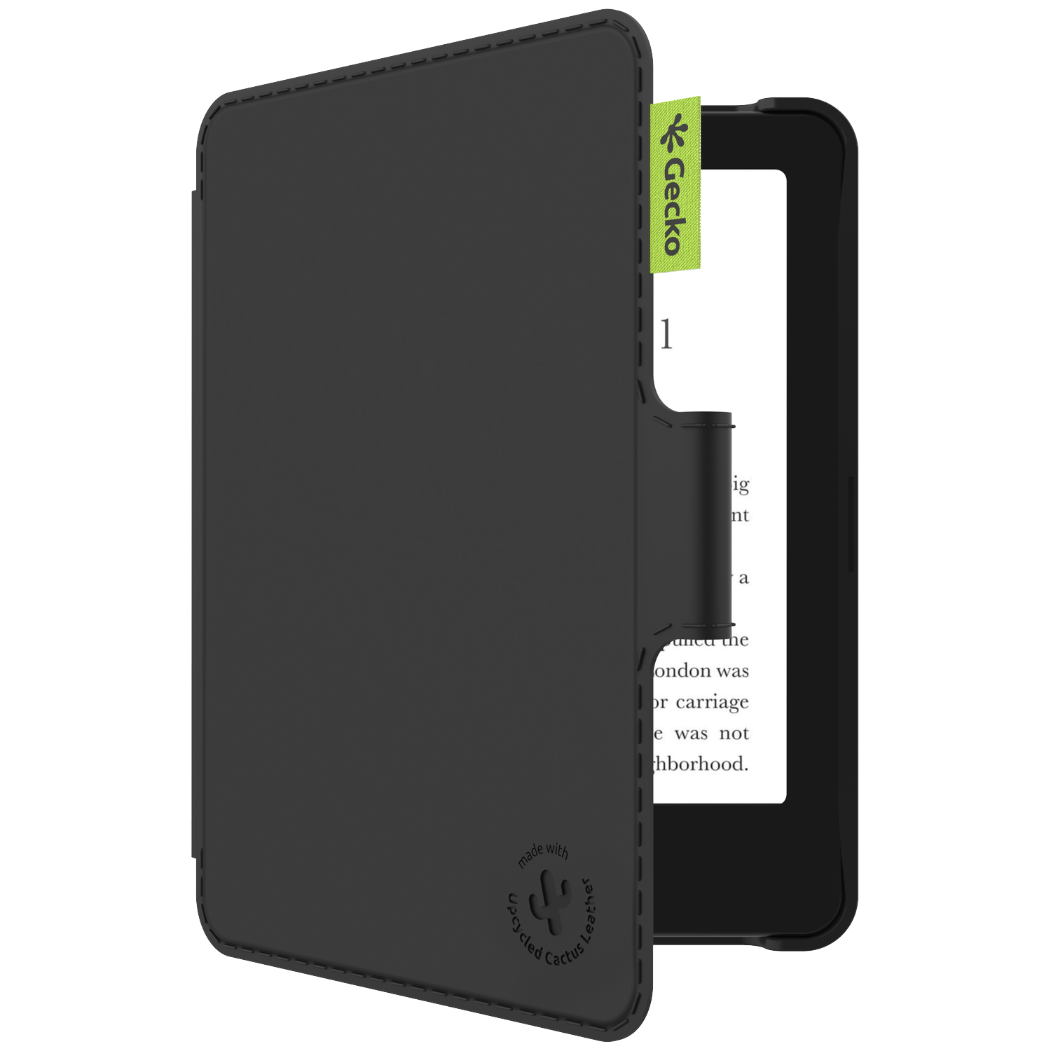 Gecko Cactus Cover Voor Kobo Clara Colour & Bw / Tolino Shine Color Beschermhoes Zwart afbeelding