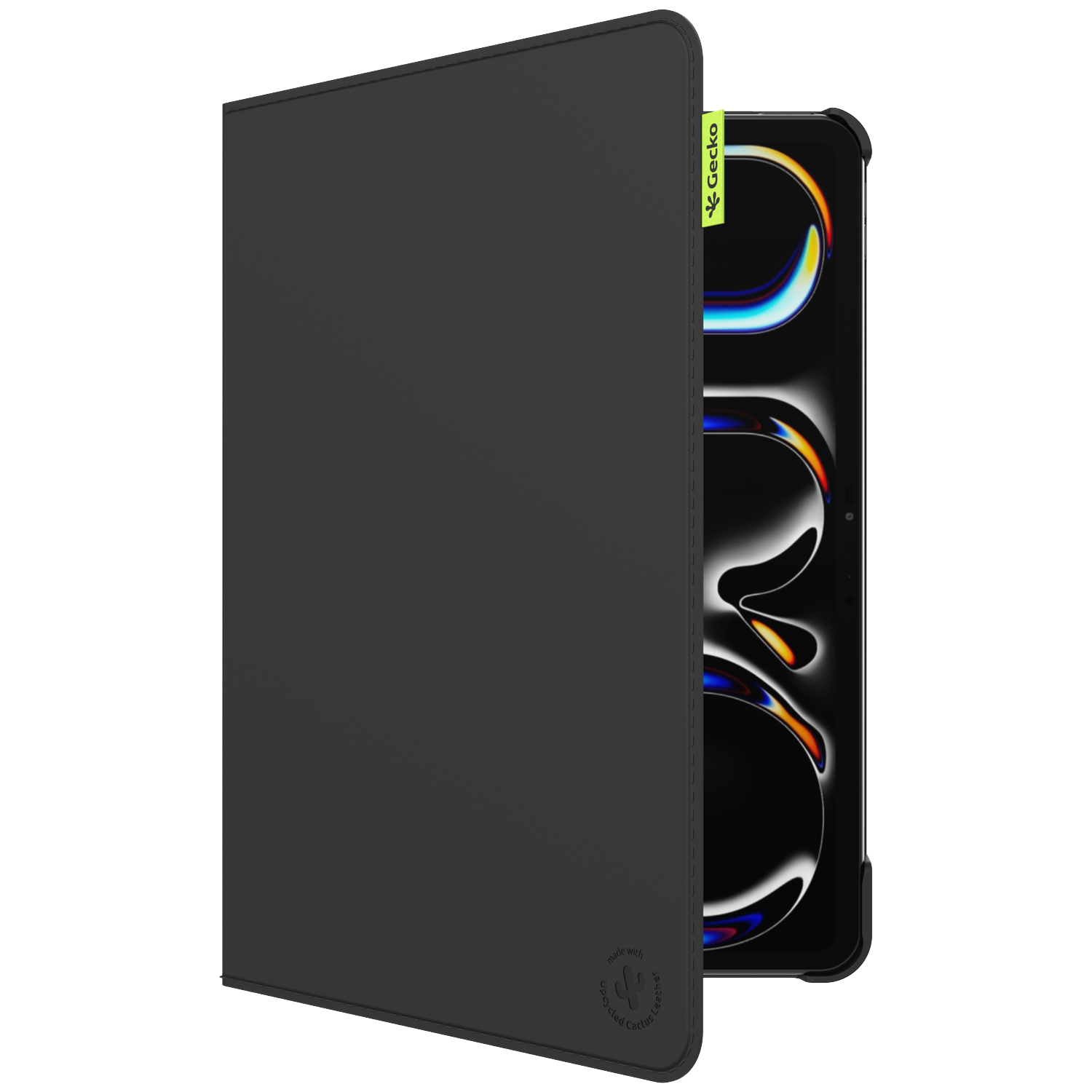 Gecko Cover Ipad Pro 11 2025 / 2024 Cactus Leather Zwart