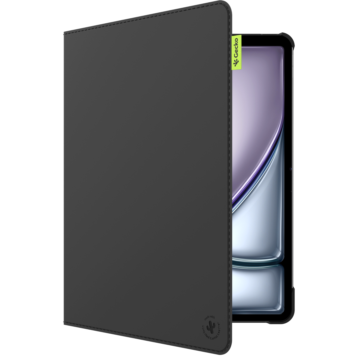 Gecko Cover Ipad Air 13 2025 / 2024 Cactus Leather Zwart