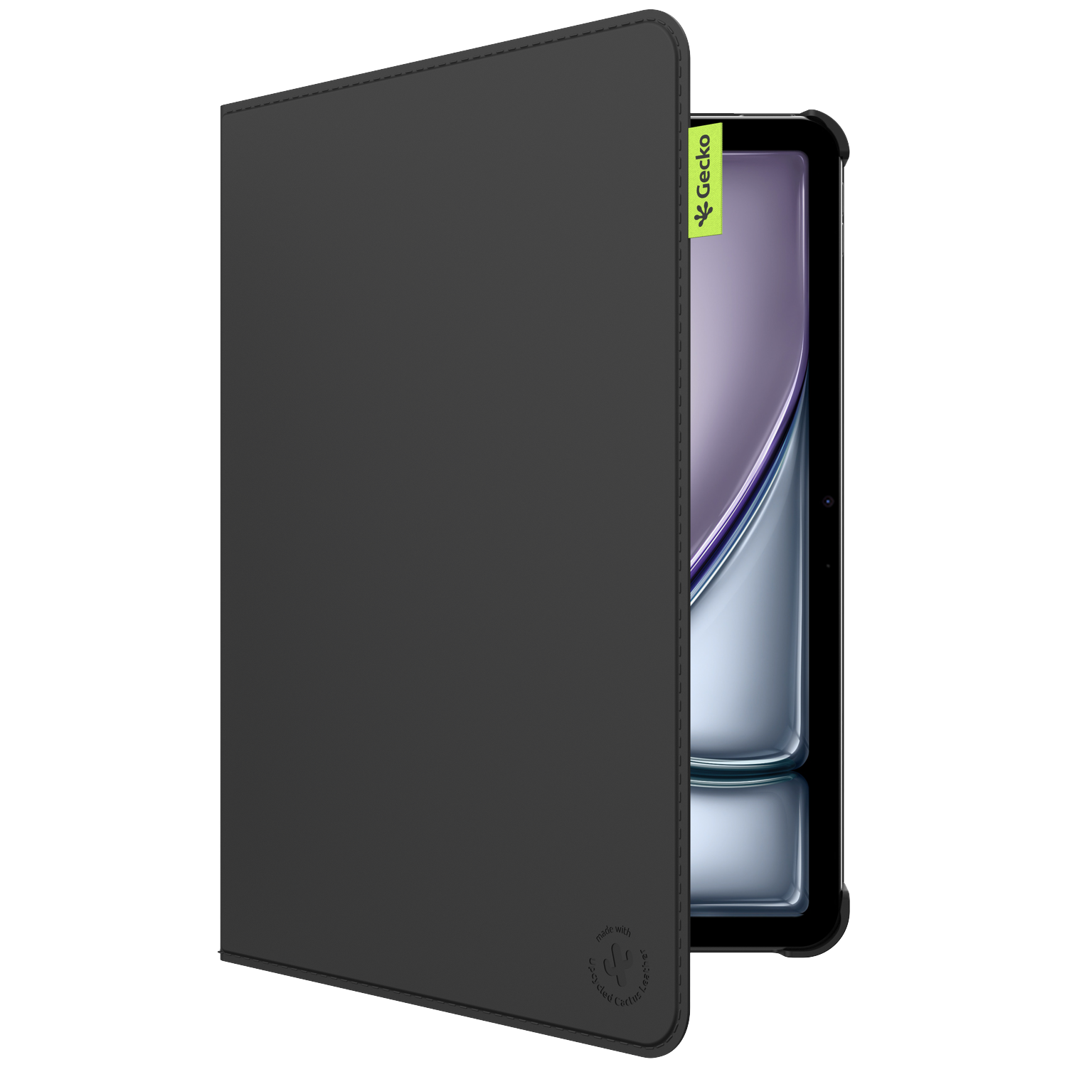 Gecko Cactus Cover Voor Apple Ipad Air 11 2025 Beschermhoes Zwart afbeelding