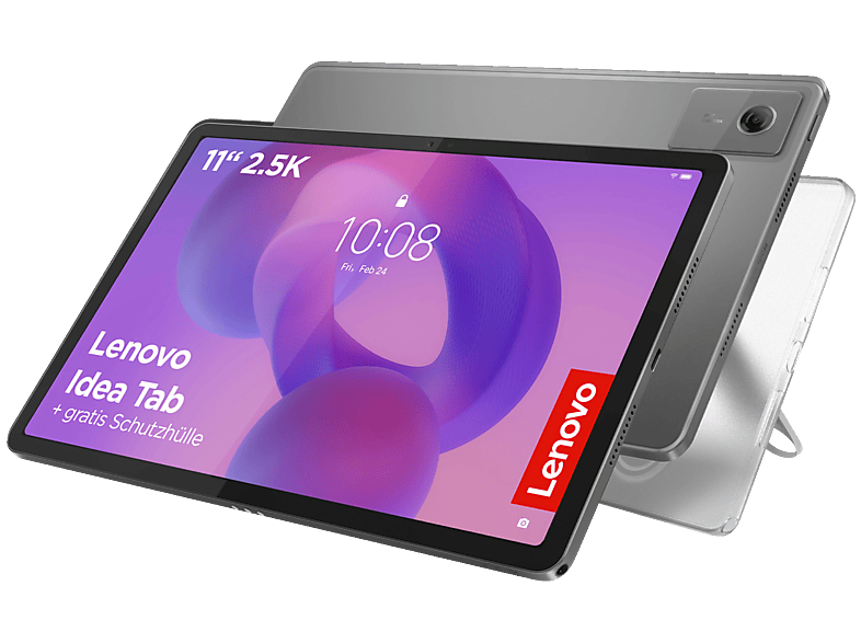 LENOVO Idea Tab, inkl. Lenovo Schutzhülle, Tablet, 128 GB, 11 Zoll, Grau