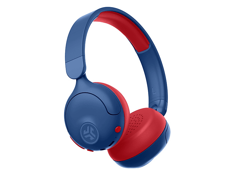 JLAB JBUDDIES ANC wireless, On-ear Kopfhörer Bluetooth Blue/Red