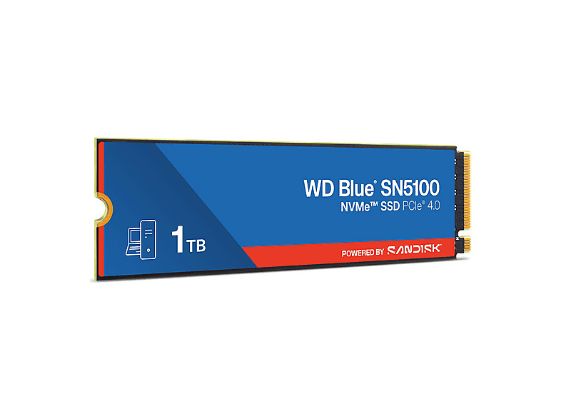 Thumbnail - SANDISK WD Blue® SN5100 NVMe™ POWERED BY Festplatte, 1 TB SSD M.2 via NVMe, intern