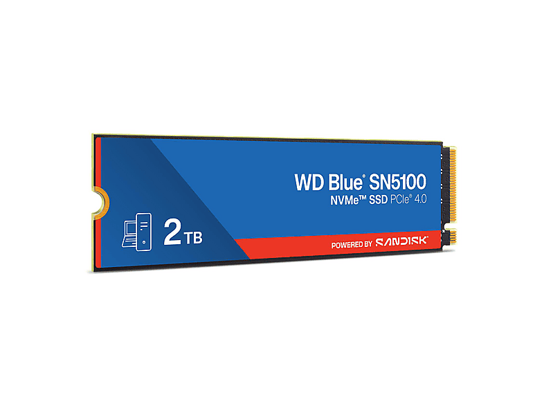 Thumbnail - SANDISK WD Blue® SN5100 NVMe™ POWERED BY Festplatte, 2 TB SSD M.2 via NVMe, intern