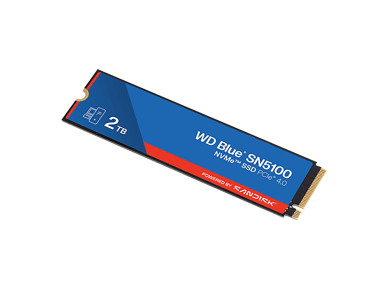 Thumbnail - SANDISK WD Blue® SN5100 NVMe™ POWERED BY Festplatte, 2 TB SSD M.2 via NVMe, intern