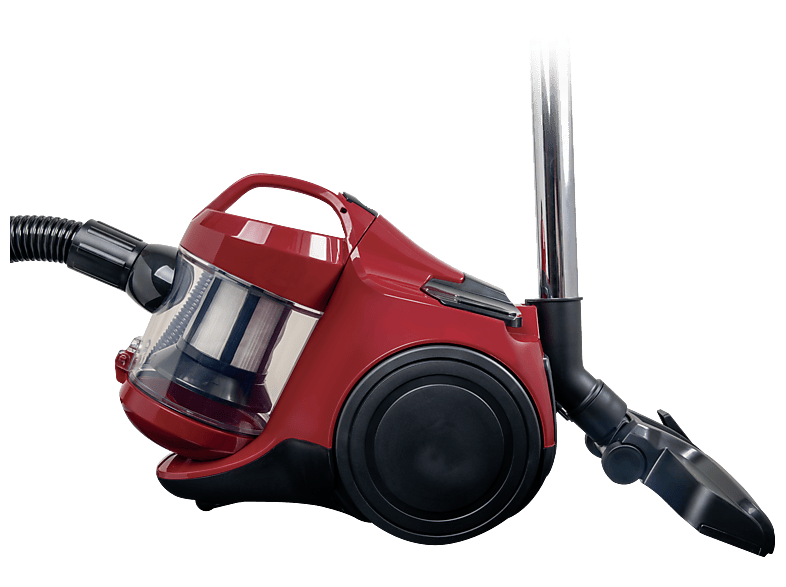 ok. OVC 852225 Staubsauger beutellos (80 dB(A), maximale Leistung: 850 Watt, Rot, schwarz)
