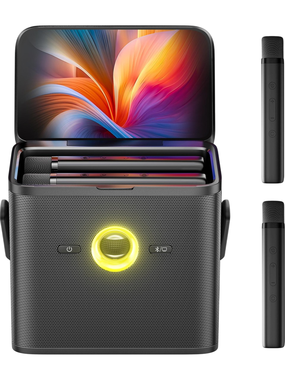 IKARAO Partybox Shell S3 80w Karaoke Bluetooth Hoparlör Seti, 7.1