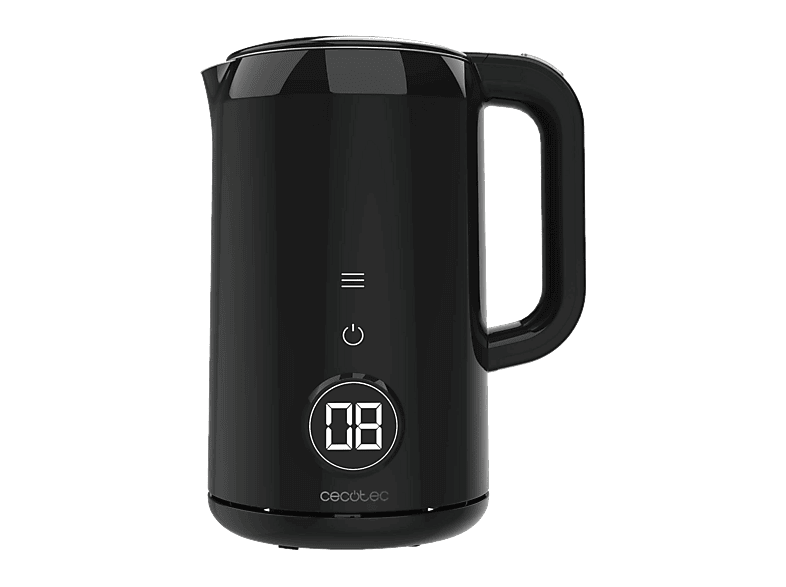 Hervidor de agua - Cecotec Thermosense 600 Touch Neo, 2200 w, 1.7 l, Negro