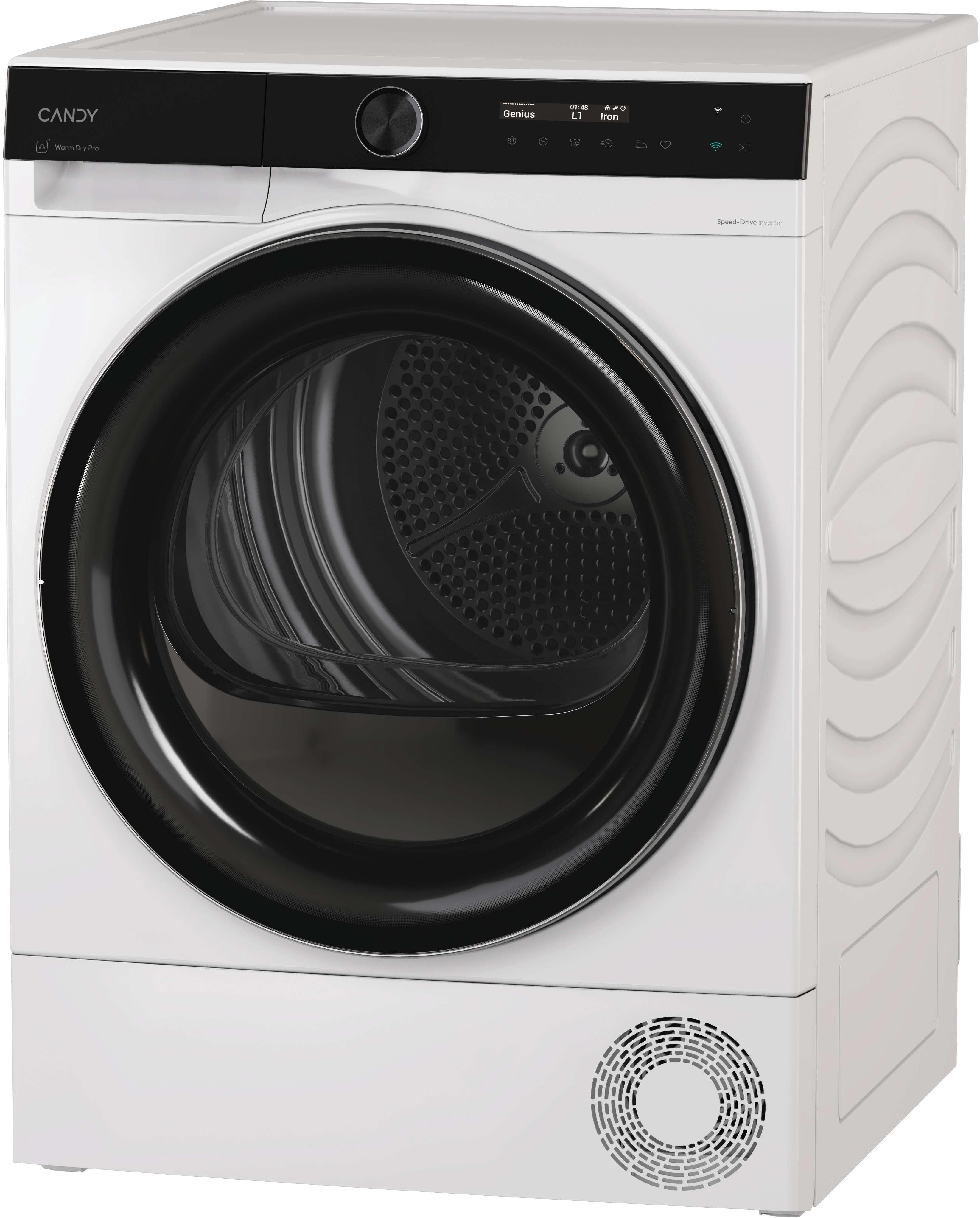 CANDY BS H11N1B-S Hőszivattyús szárítógép 11 kg, WIFI, érintő kijelző