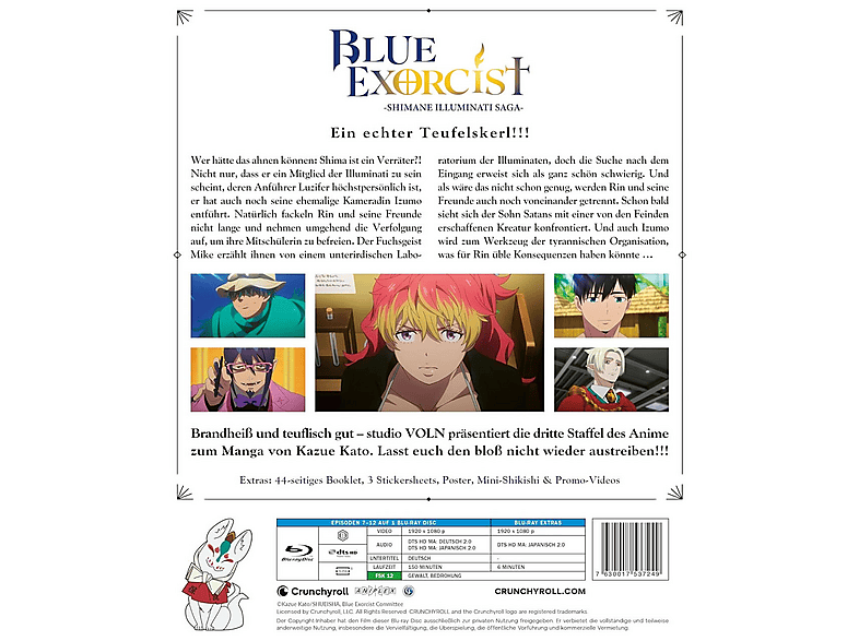 Thumbnail - Blue Exorcist: Shimane Illuminati Saga - Staffel 3 Vol.2 Blu-ray