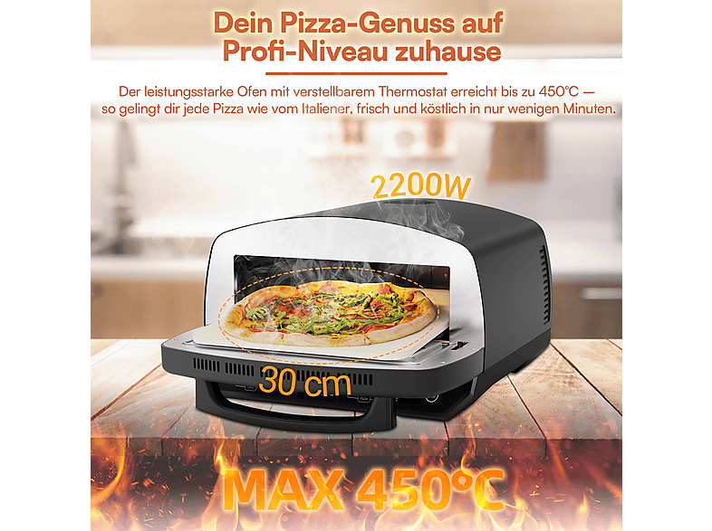 Be Cool BCIMFPIZZA Multifunktions Pizzaofen — Foto 5 von 5